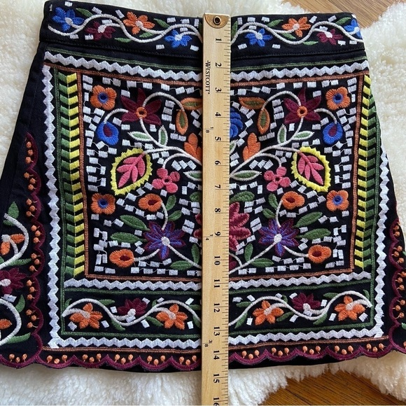 Lulus Don't Stop the Party Black Embroidered Mini Skirt - Picture 10 of 15